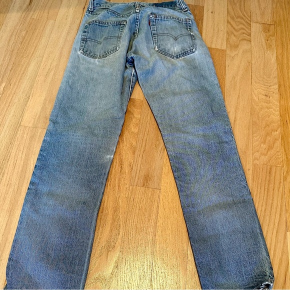 Vintage Levi's Distressed 505 Jeans, sz 28 - Picture 5 of 10